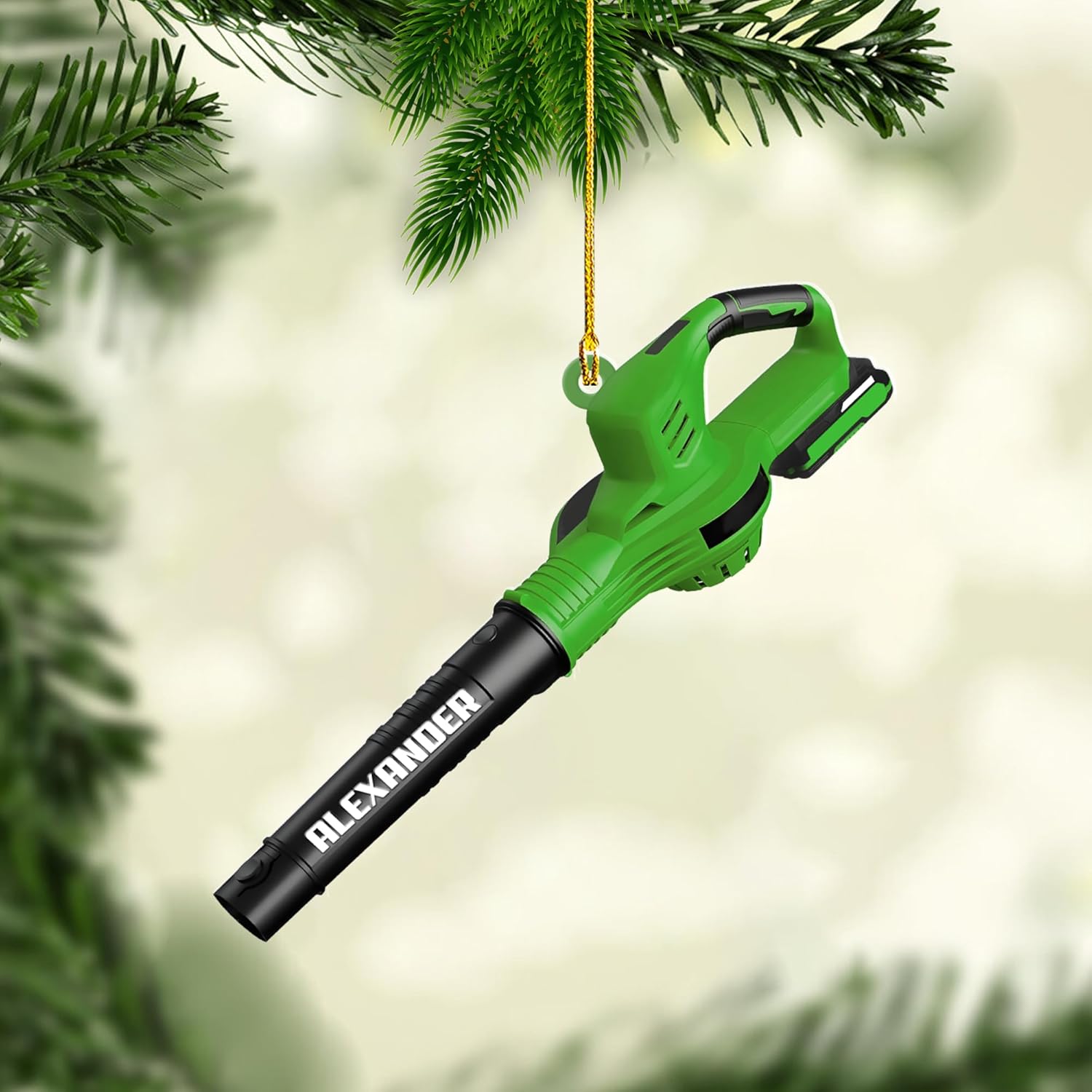 Royal Fight Custom Leaf Blower Christmas Ornament 2024 Leaf Blowers Ornament for Christmas Tree Decor Hanging Leaf Blower Ornament Lover Gift Xmas Leaf Blowers Gift Xmas (OLB12)