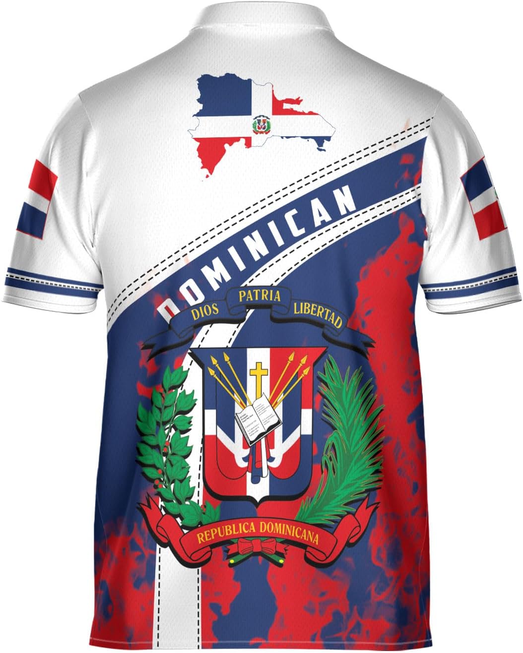 Mostprints Customized Dominican Jersey Shirt for Men Women Personalized Dominican Jersey Shirts with Name, Dominican Unisex