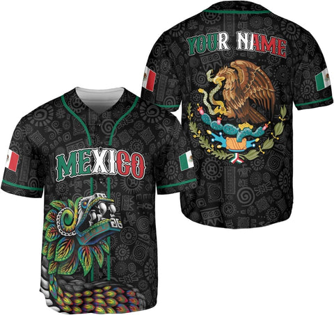 RoyalBro Personalized Mexico Baseball Jersey, Mexican Jersey for Men & Women, Mexican Flag Jersey, Mexico Shirt Camisa