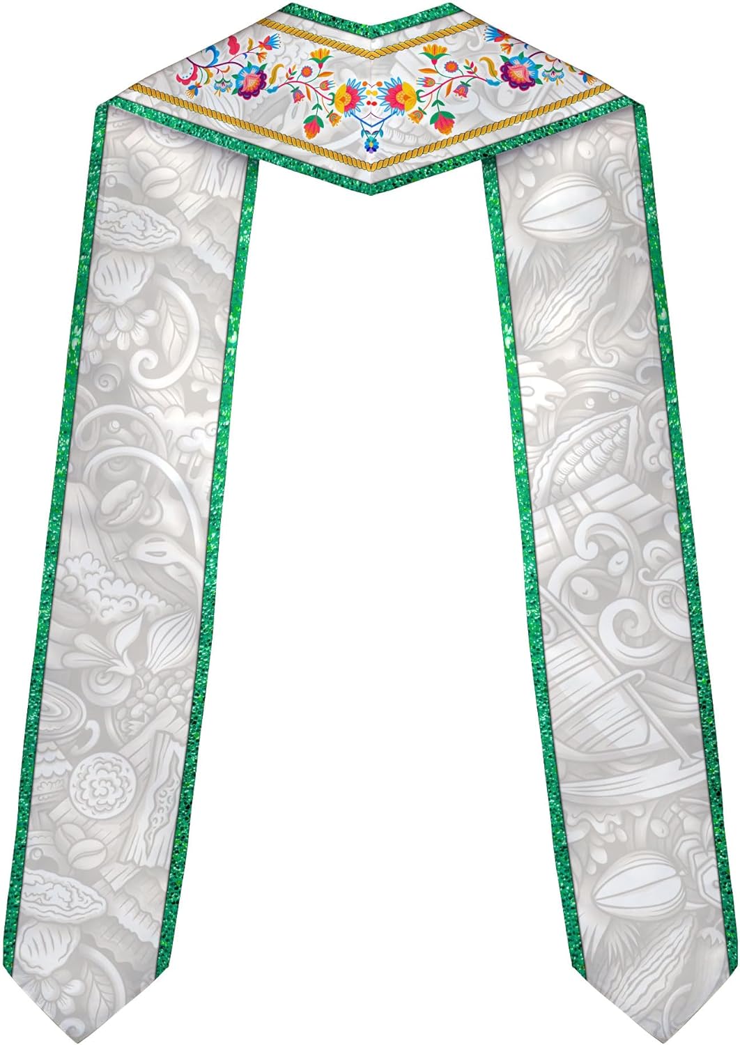 Pretyprints Custom Nigerian Graduation Sash Nigeria Graduation Stole Personalized Nigerian American Flag Graduation Sash 2025