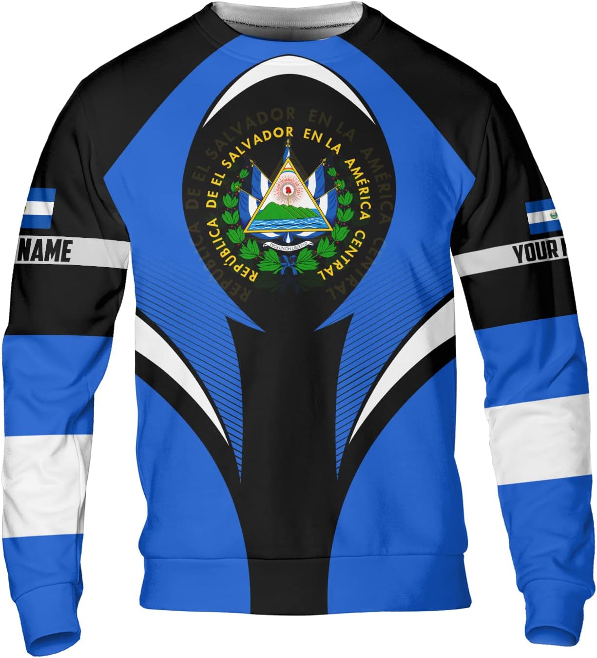 AOVL Custom El Salvador 3D Shirt for Men Camiseta De El Salvador Flag Shirt Salvadorans Pride Jersey El Salvadoreña Tshirt