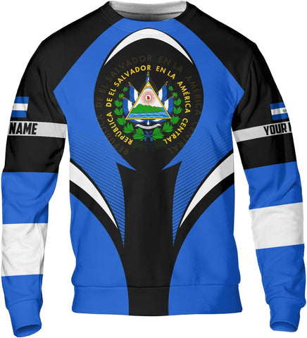 AOVL Custom El Salvador 3D Shirt for Men Camiseta De El Salvador Flag Shirt Salvadorans Pride Jersey El Salvadoreña Tshirt