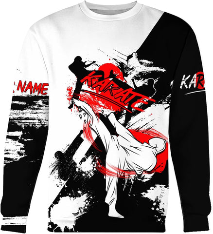Personalized Karate 3D Tshirt Cool Karate Gift for Boys Girls Karate Lovers T-Shirt Karate Shirts Uniform S-5XL (HD286)