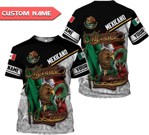 Personalized Name Mexican Shirts for Men 3D Customized Mexico Shirts for Men, Mexico Shirts for Women Mexico Shirt (US, Alpha, Small, Regular, Regular, Multi 3)