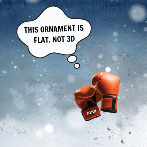 Tinoshop Personalized Boxing Ornament, Boxing Gloves Christmas Light Ornament, Custom Boxing Ornament, Kick Boxing Ornament, Gift for Boxing Lovers, Boxer Ornament Gift for Boxing Lovers (ON171)