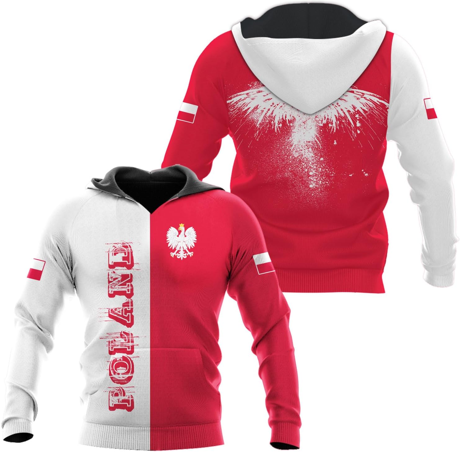 Parvii Personalized Poland Shirt Women & Men, Polska Tshirt Women Poland Shirt 3D, Poland Pride Shirts, Polish Eagle Polska
