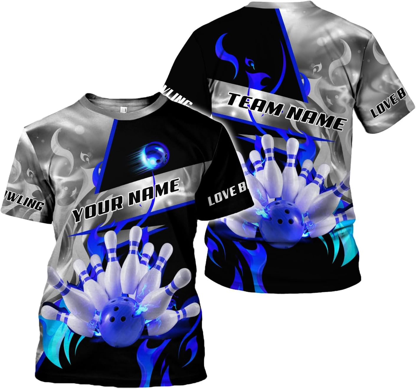 Mostprints Custom 3D Bowling Shirts Personalized for Men and Women - Unique Team Shirt & Gifts for Bowling Lovers