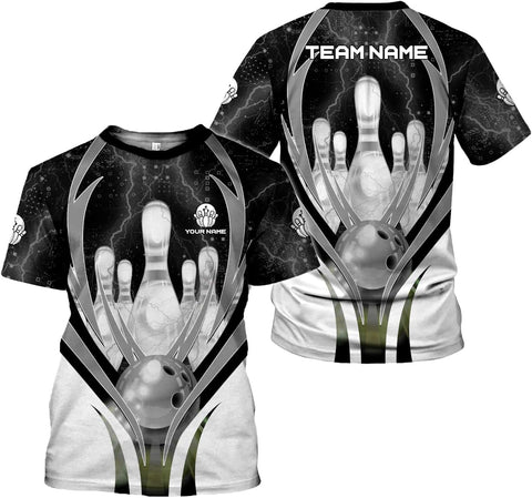 HomeDesign Personalized Name Bowling Shirts for Men & Women, Bowling Shirts for Team Bowling, Bowling Shirts Gift Unisex