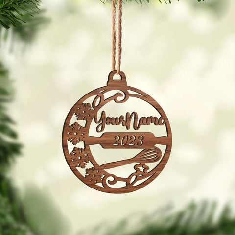 Personalized Baking Mixer Ornament, Baker Ornament for Christmas 2023, Baking Ornaments for Christmas Tree, Chef Christmas Ornament Tree Hanging Ornament Pine Decorations (Baker 16)