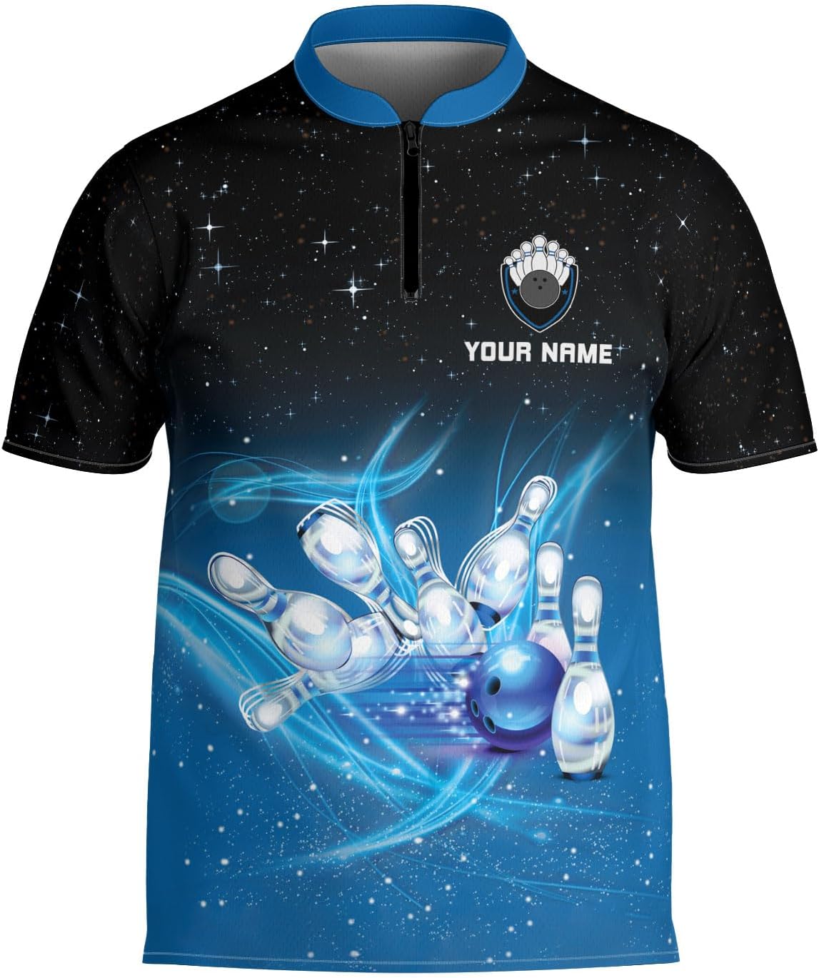 Mostprints Personalized Bowling Jersey 3D, Bowling Shirts for Team, Bowling Shirt Unisex for Men Women, Bowling Shirts for Men