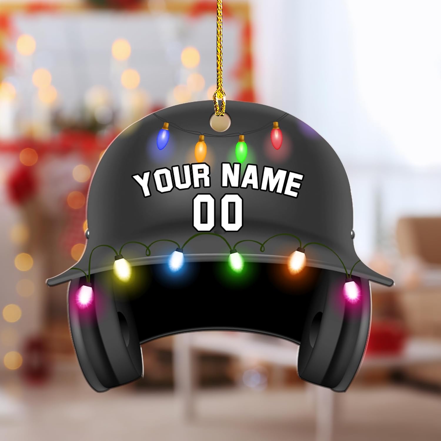 Parvii Personalized Baseball Ornament Christmas Tree Decoration, Custom Baseball Christmas 2023, Baseball Lover Gifts, Baseball Tree Hanging Ornament, Baseball Team Gift (Baseball 3)