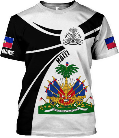 Personalized Haiti Shirt Custom Haiti Flag Shirt for Men and Women, Haitians Pride Shirt, Haitians Shirt