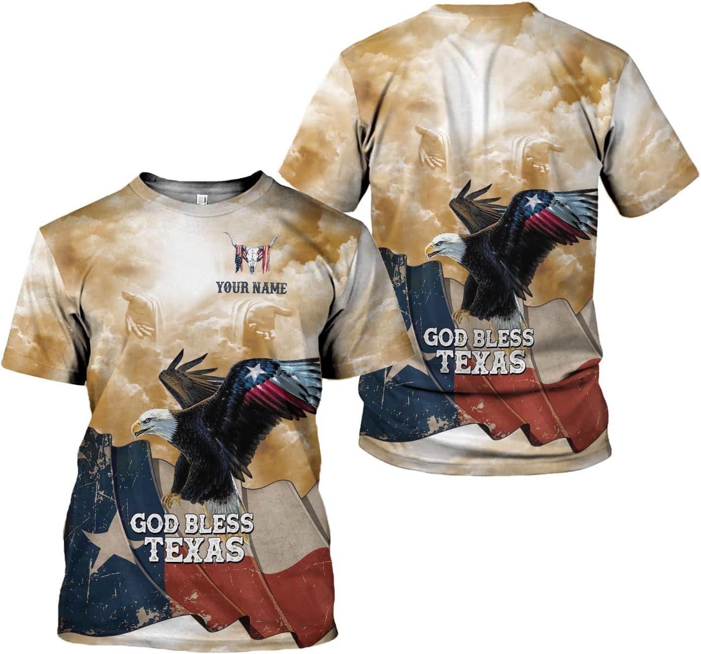 HomeDesign Personalized Name Texas Flag and Map Dont Mess with Texas Shirts 3D Unisex Shirt for Men Women Adult Size S-5XL