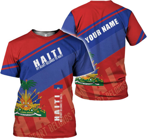 Personalized Haiti Shirt Haiti Tshirt Haiti Shirts for Men & Women Haitian Pride Tshirt Haiti t Shirt Haiti Gifts Tee