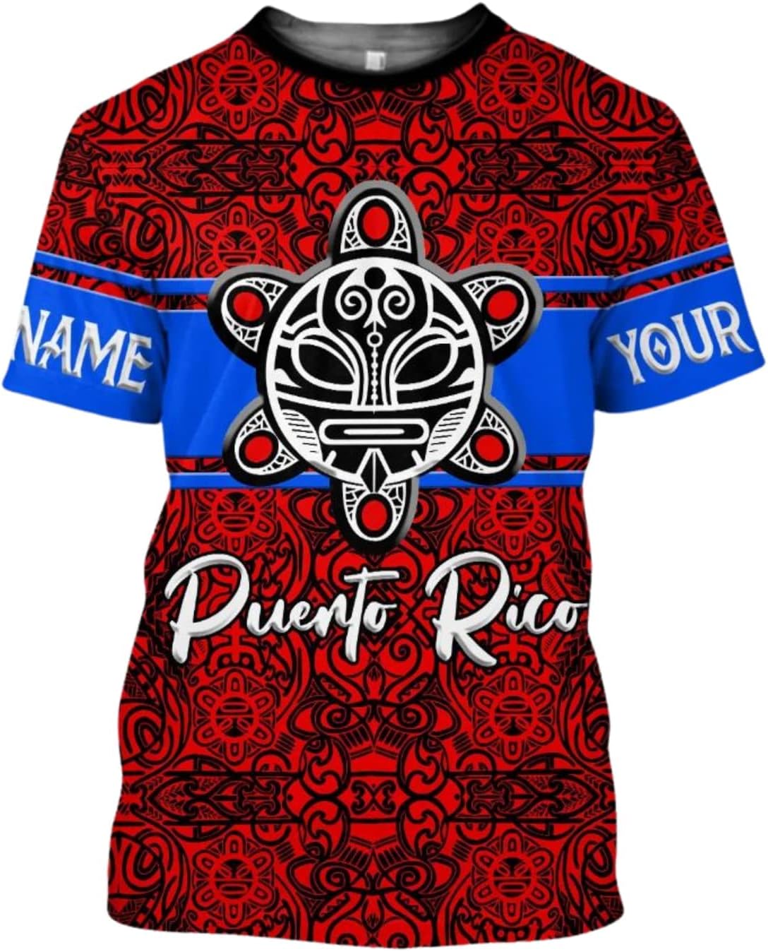 Personalized Name Puerto Rico Shirt and Short, Customized Name Combo Puerto Rico Shirt and Short for Men and Women4
