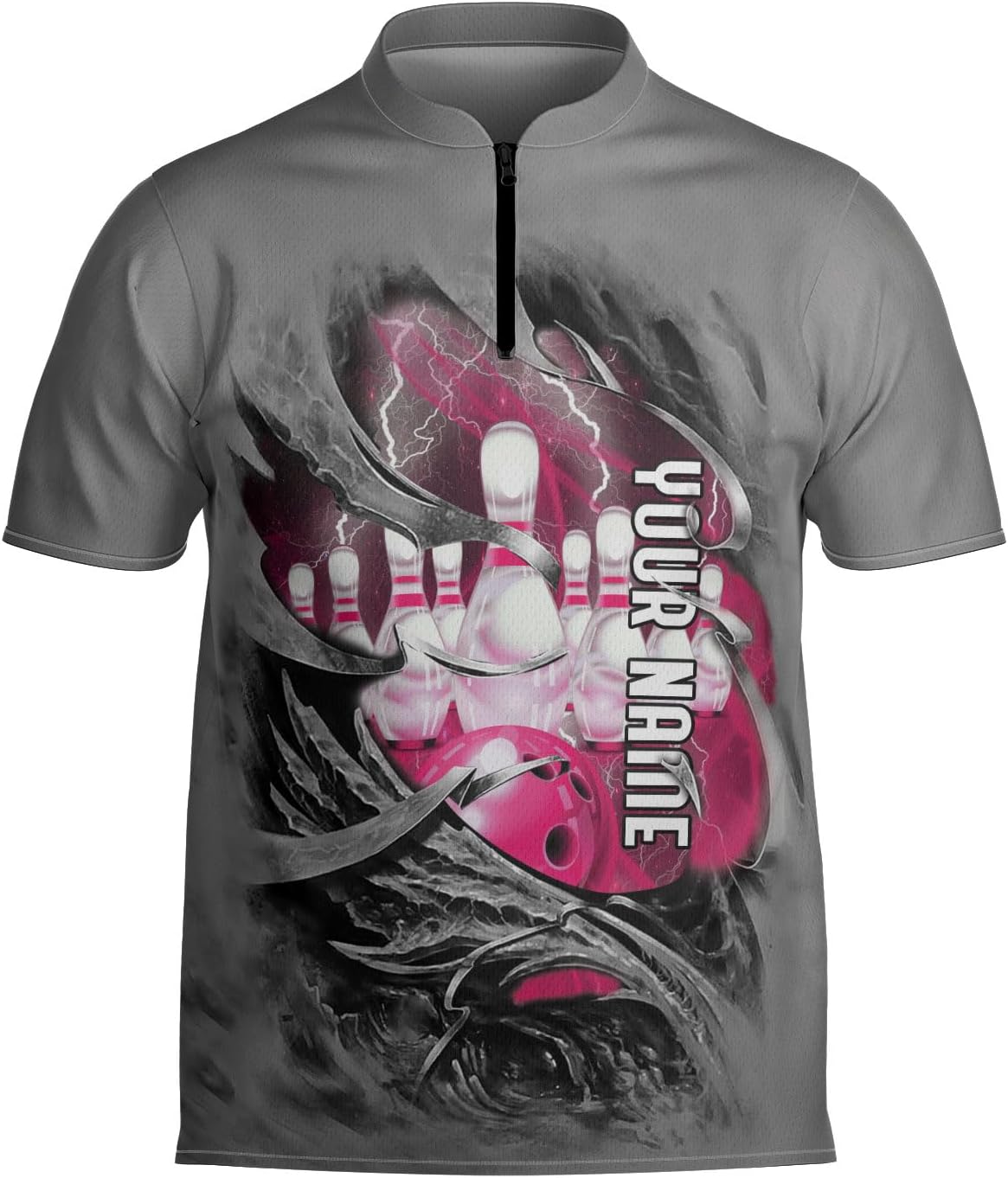 Artparel Personalized Bowling Jersey 3D Custom Bowling Shirts for Team Bowling Shirt Unisex for Men Women Bowling Jerseys 3D