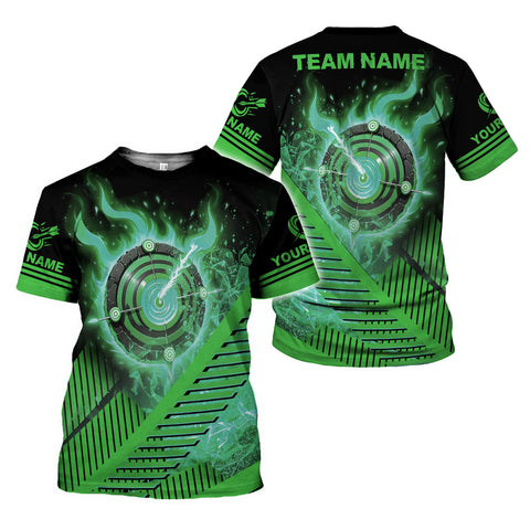 Personalized Dart Shirts Men Women 3D Polo Custom Name Team Jersey Funny Dartboard Shirt S-5XL Gifts