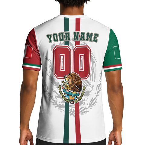 Custom Name Mexican Soccer Jersey, Men's Quick Dry Soccer Jersey, Football Jersey Uniforms for Team