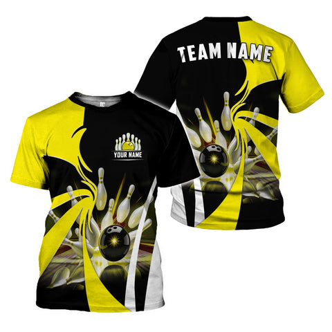 Personalized Name Bowling Shirt 3D for Men Women, Custom Bowler Gift shirt, 3D All Over Printed Shirt