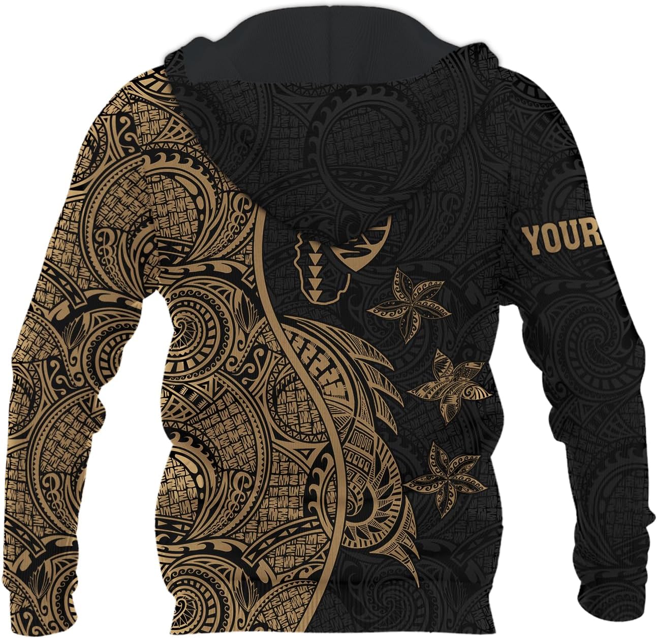 Vybonz Personalized Guam Hoodie - Guahan Pride Zip Hoodie for Men & Women