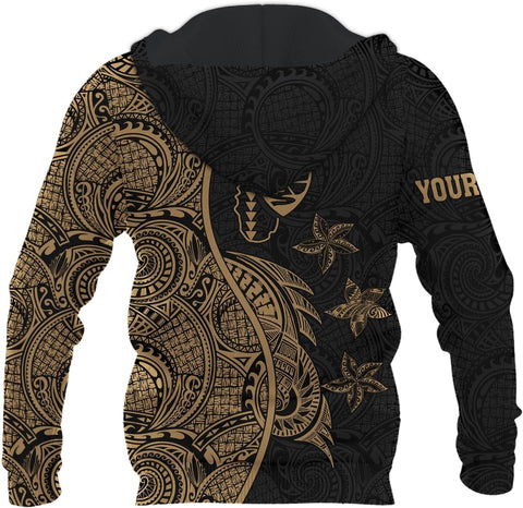 Vybonz Personalized Guam Hoodie - Guahan Pride Zip Hoodie for Men & Women