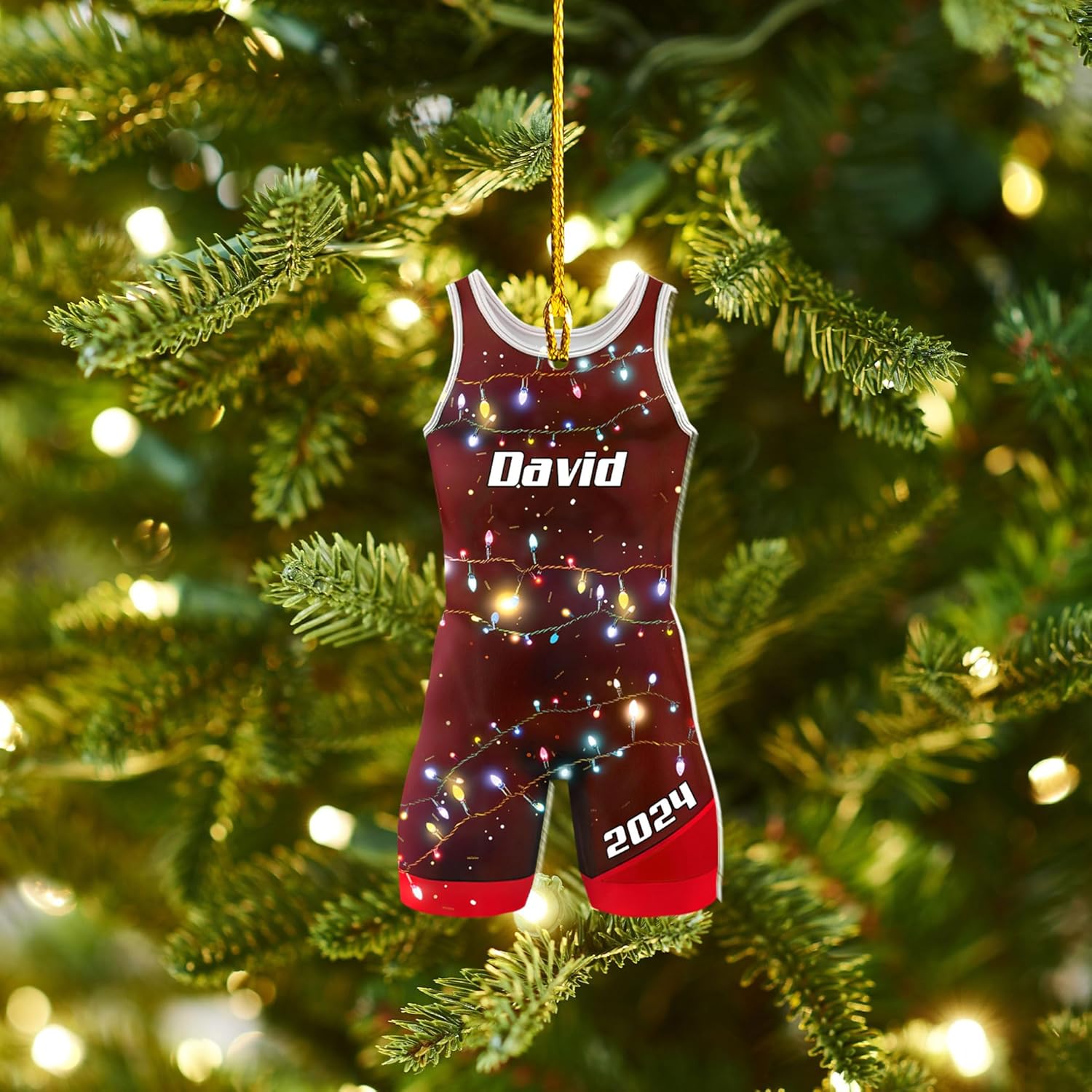 Personalized Wrestling Ornaments, Wrestling Christmas Ornament 2024, Boys Girls Wrestling Gifts Wrestler Christmas Ornaments, Wrestling Coach Gift for Wrestling Player Wrestling Helmet Ornament (W10)