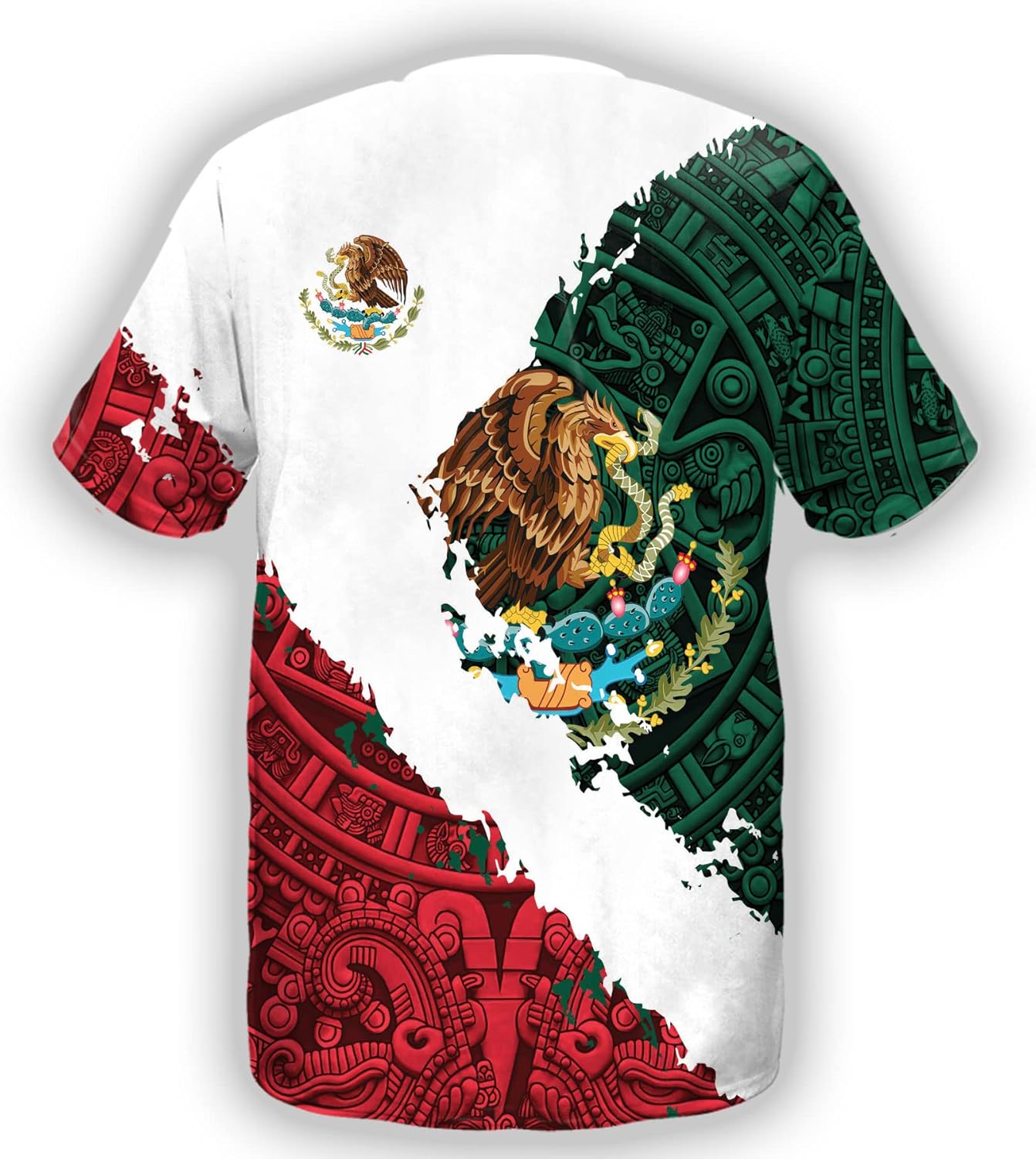 Mostefy Personalized Mexican Shirts for Women Vneck 3D, Customized Mexico Shirts for Women, Mexico Shirt, Mexican Shirt