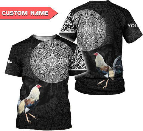 Mostefy Personalized Name Mexican Shirts for Men 3D, Rooster Mexico Shirts for Men, Mexico Shirt Eagle Flag Mexican Eagle (US, Alpha, Small, 5X-Large, Regular, Regular, Multi 12)