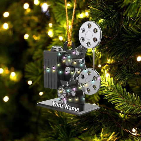 AOVL Personalized Film Clapboard Ornament Movie Clapper Christmas Ornaments Film Clapboard Ornament Film Clapper Ornament Director Clapboard Christmas Ornament Movie Clapperboard Theater (FilmH2)