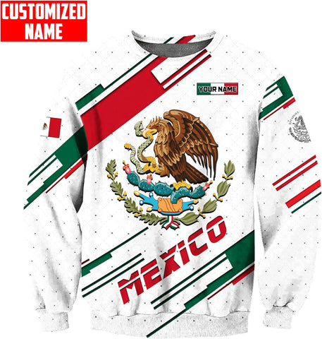 Personalized Mexico Line Dot, Mexico Hoodie, Custom Name Mexico Hoodies for Men Unisex Hoodie, T Shirt, Zip Up Hoodie, Sweatshirt for Men AD1045 Multicolor