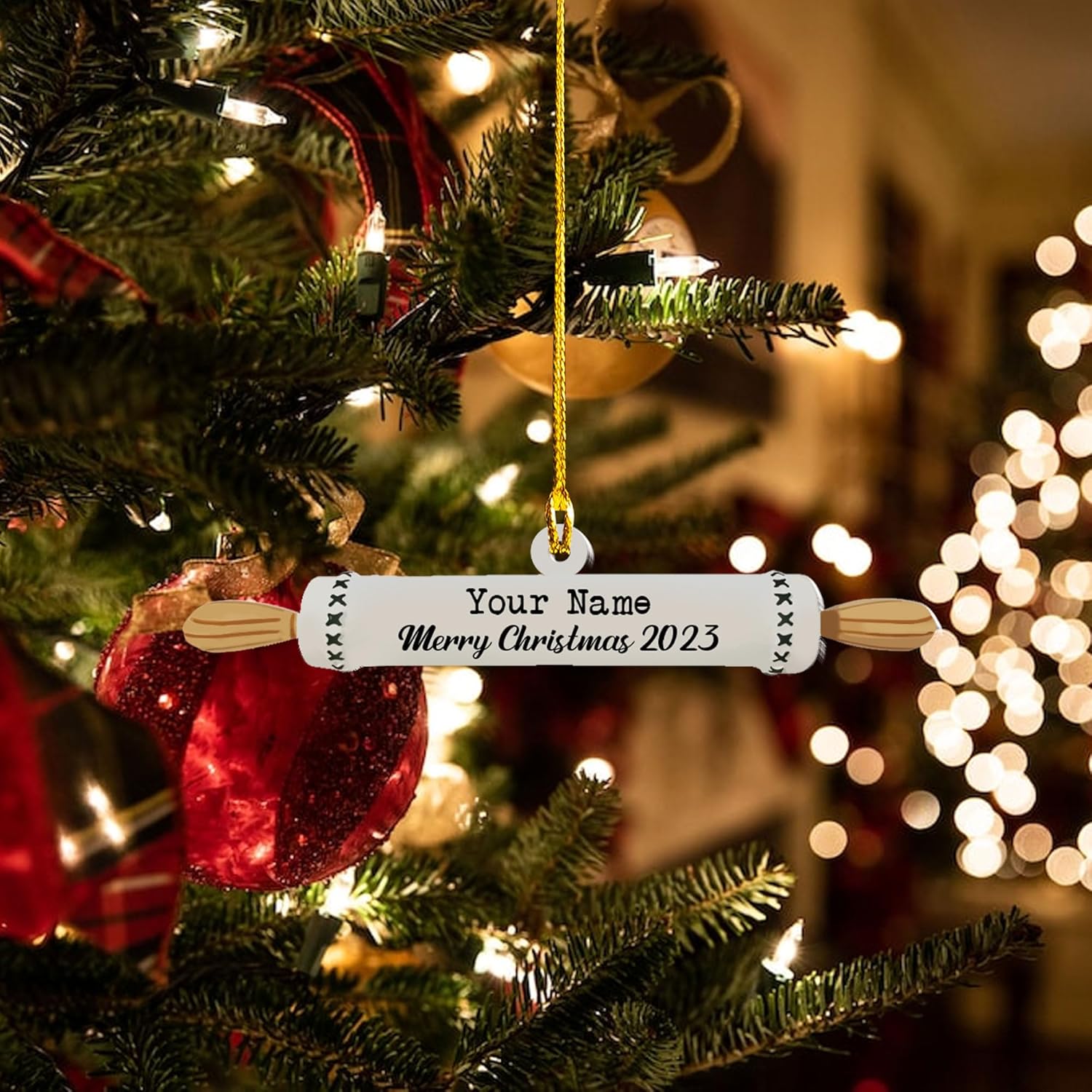 Personalized Baking Mixer Ornament, Baker Ornament for Christmas 2023, Baking Ornaments for Christmas Tree, Chef Christmas Ornament Tree Hanging Ornament Pine Decorations (Baker 13)