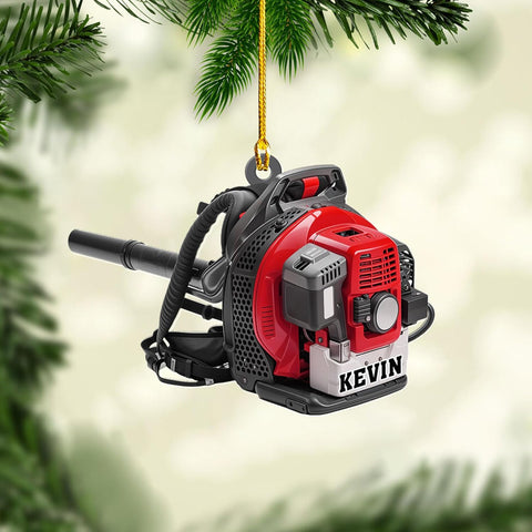 Personalized Leaf Blower Ornament Leaf Blower Christmas Ornament, Leaf Blowers Ornament Christmas, Leaf Blowers Ornament for Christmas Tree Decor Hanging Leaf Blowers Gift Xmas (1, LB7)