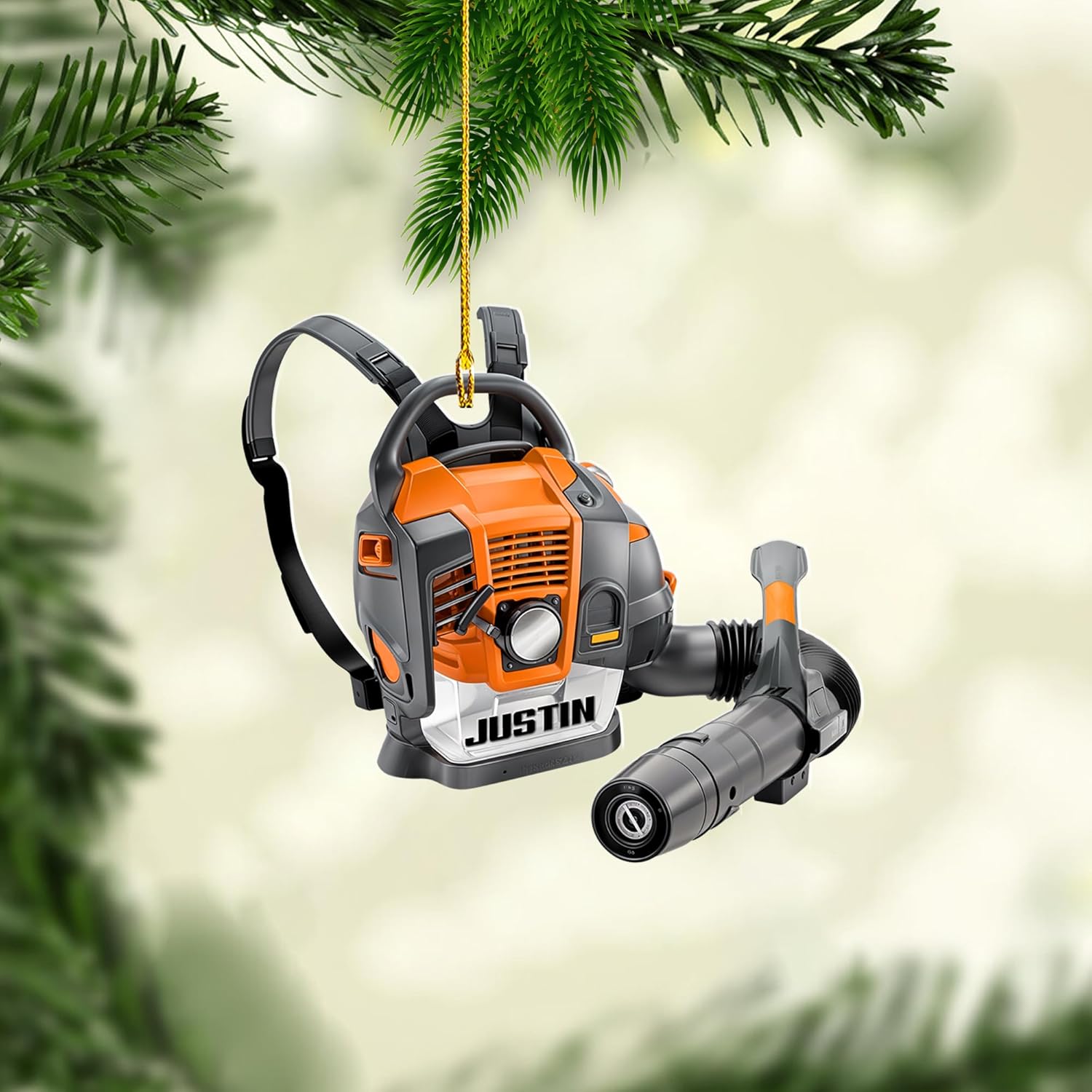 Royal Fight Custom Leaf Blower Christmas Ornament 2024 Leaf Blowers Ornament for Christmas Tree Decor Hanging Leaf Blower Ornament Lover Gift Xmas Leaf Blowers Gift Xmas (OLB20)