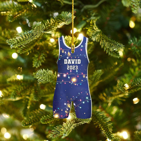 Personalized Wrestling Ornaments, Wrestling Christmas Ornament 2024, Boys Girls Wrestling Gifts Wrestler Christmas Ornaments, Wrestling Coach Gift for Wrestling Player Wrestling Helmet Ornament (W11)