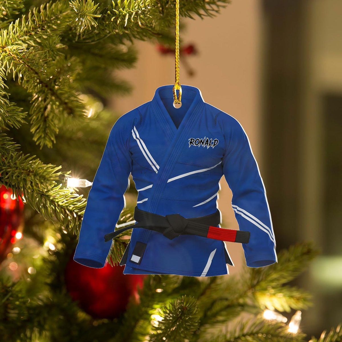 Personalized Jiu Jitsu Ornament 2024 Brazilian Jiu Jitsu Ornaments Gift for Jiu Jitsu Lover, Jiu Jitsu Christmas Ornament for Sensei Jiu-Jitsu Ornaments Jiu Jitsu Christmas Ornaments Xmas (JJ N2)