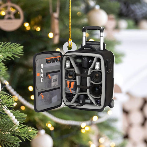 Royal Fight Personalized Camera Ornament Camera Xmas Ornament Gift 2023 Photography Christmas Ornaments ift for New Photographer Ornament Camera Gifts Camera Lover Gifts (Camera 8)