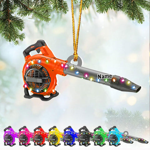 Personalized Leaf Blower Ornament 2024 Leaf Blower Christmas Ornament, Leaf Blowers Ornament Christmas, 2024 Leaf Blowers Ornament for Christmas Tree Decor Hanging Leaf Blowers Gift Xmas (LB12)