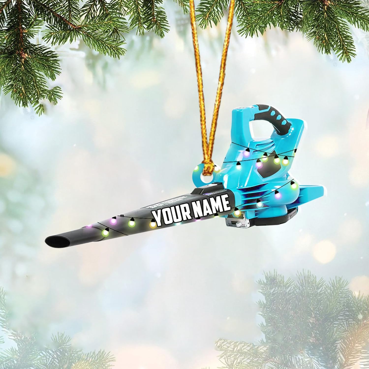 Personalized Leaf Blower Ornament 2024 Leaf Blower Christmas Ornament, Leaf Blowers Ornament Christmas, 2024 Leaf Blowers Ornament for Christmas Tree Decor Hanging Leaf Blowers Gift Xmas (LB3)