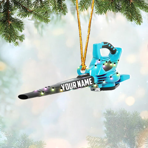 Personalized Leaf Blower Ornament 2024 Leaf Blower Christmas Ornament, Leaf Blowers Ornament Christmas, 2024 Leaf Blowers Ornament for Christmas Tree Decor Hanging Leaf Blowers Gift Xmas (LB3)