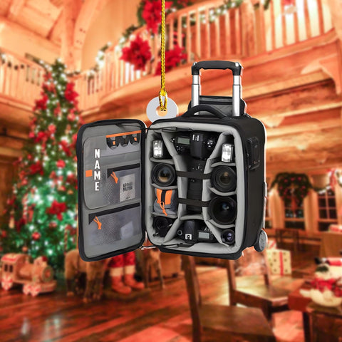 Royal Fight Personalized Camera Ornament Camera Xmas Ornament Gift 2023 Photography Christmas Ornaments ift for New Photographer Ornament Camera Gifts Camera Lover Gifts (Camera 8)