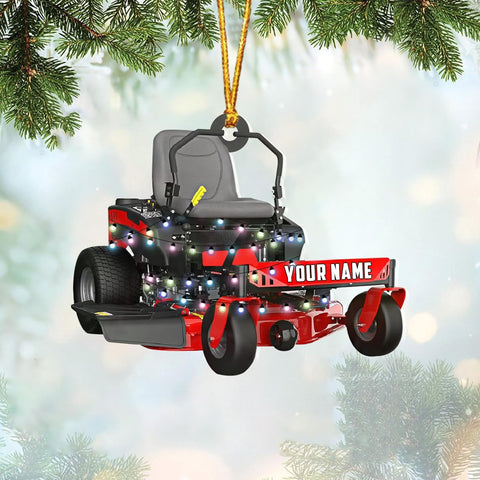 Personalized Lawnmower Ornaments 2024, Landscaper Christmas Ornament Lawnmower Ornament, Lawnmower Christmas Ornament Lawn Mower Ornaments Lawn Mower Riding Ornament Tree Hanging Xmas Gift (LM8)