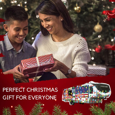 Artparel Personalized Camping Ornaments, Camping Christmas Ornaments, Camper Christmas Ornaments, Camping Ornaments for Christmas Tree, Camper Tree Ornament, Camper Gingerbread (Camping 3)