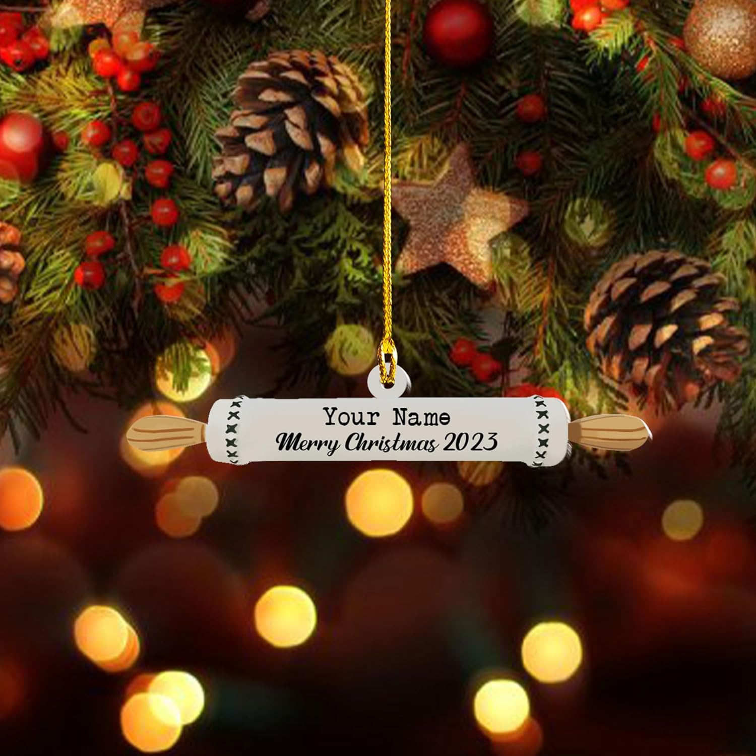 Personalized Baking Mixer Ornament, Baker Ornament for Christmas 2023, Baking Ornaments for Christmas Tree, Chef Christmas Ornament Tree Hanging Ornament Pine Decorations (Baker 13)