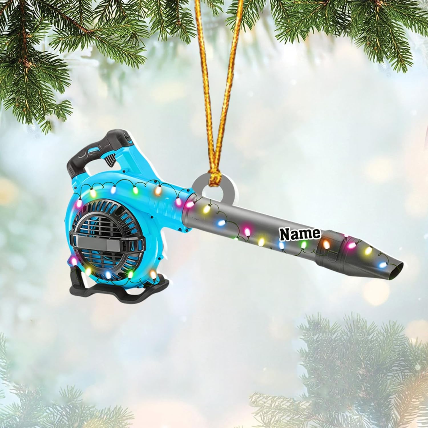 Personalized Leaf Blower Ornament 2024 Leaf Blower Christmas Ornament, Leaf Blowers Ornament Christmas, 2024 Leaf Blowers Ornament for Christmas Tree Decor Hanging Leaf Blowers Gift Xmas (LB12)