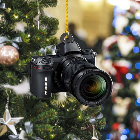 Royal Fight Personalized Camera Ornament Camera Xmas Ornament Gift 2023 Photography Christmas Ornaments ift for New Photographer Ornament Camera Gifts Camera Lover Gifts (Camera 7)