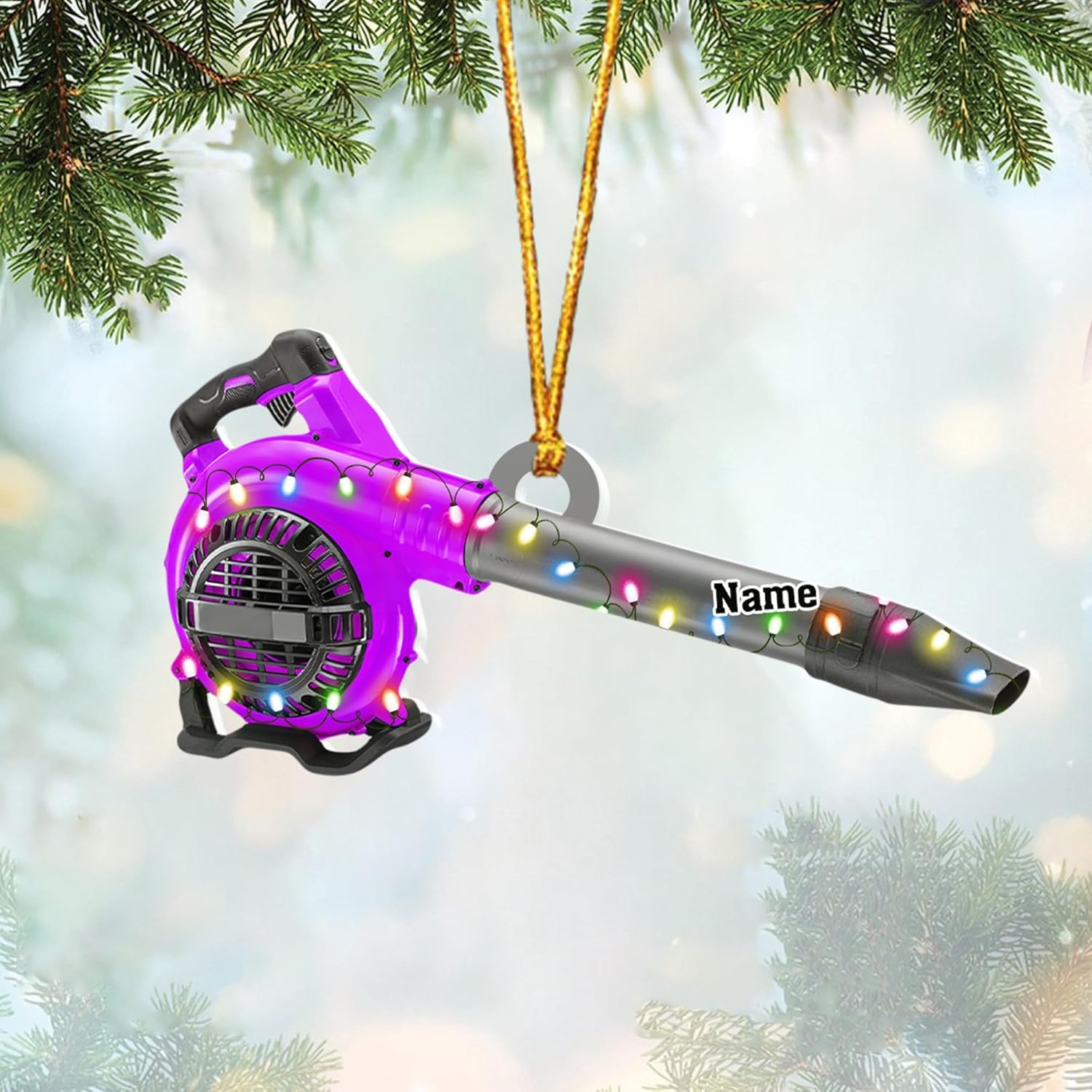 Personalized Leaf Blower Ornament 2024 Leaf Blower Christmas Ornament, Leaf Blowers Ornament Christmas, 2024 Leaf Blowers Ornament for Christmas Tree Decor Hanging Leaf Blowers Gift Xmas (LB12)