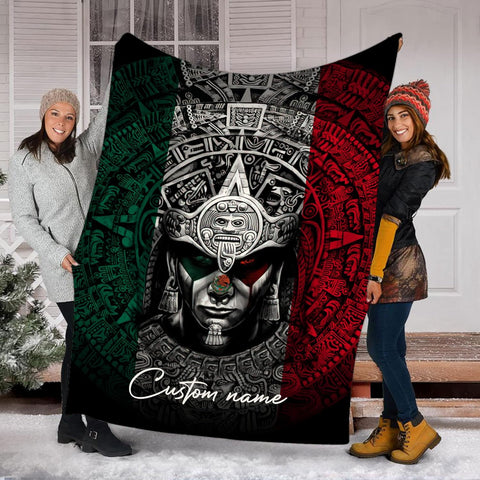 Personalized Name Mexico Blanket for Men and Women, Customized Mexico Blankets, Mexico Flag Mexican Flag Blanket Funny Gift Fuzzy Plush Soft Micro Fleece Sherpa Blanket Bed Throw1 (MXBL11)