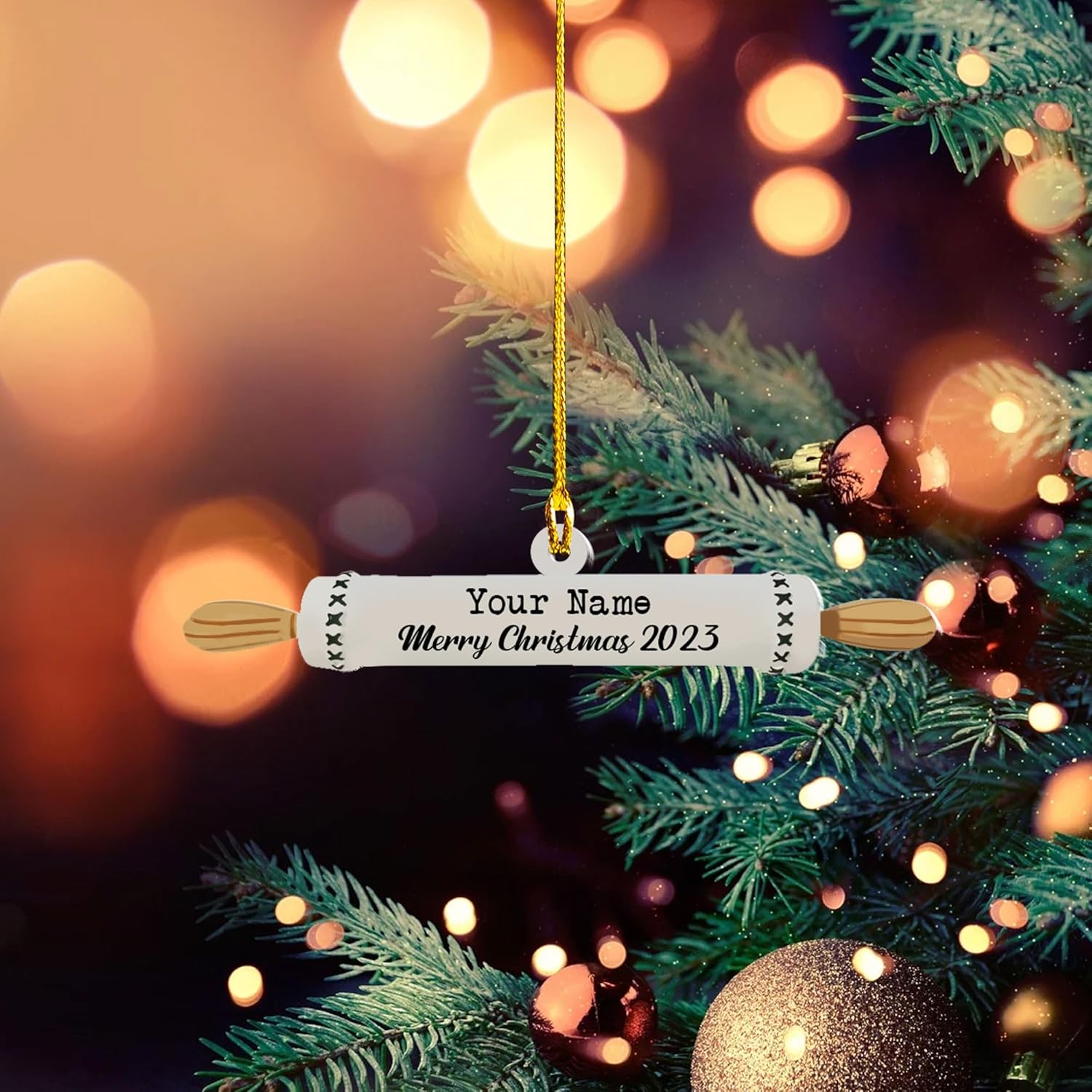 Personalized Baking Mixer Ornament, Baker Ornament for Christmas 2023, Baking Ornaments for Christmas Tree, Chef Christmas Ornament Tree Hanging Ornament Pine Decorations (Baker 13)
