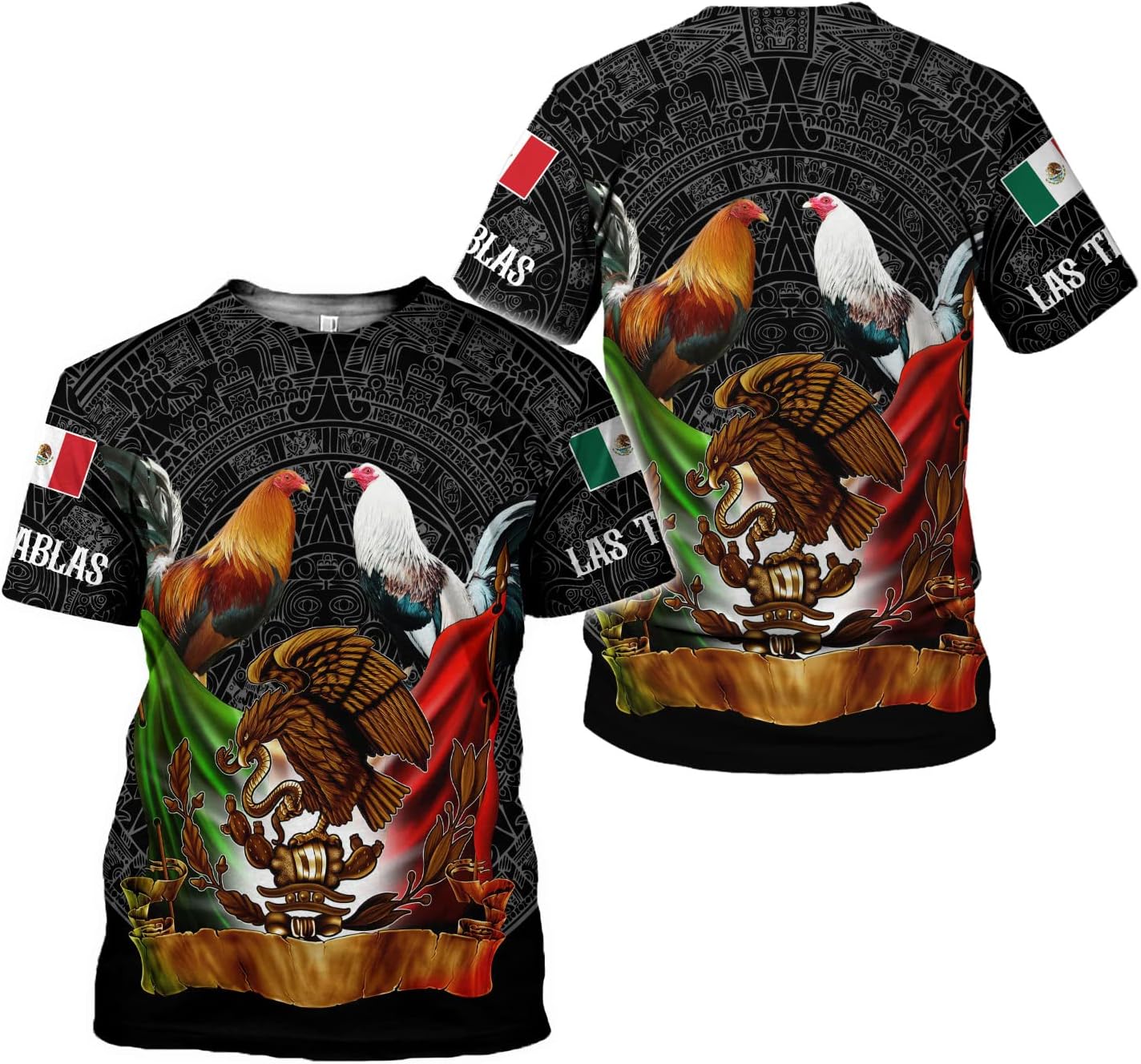 Mostefy Personalized Name Mexican Shirt for Soccer Fans, Unisex XL Multicolor Eagle Flag Shirt, 3D All-Over Print Hoodie for Men & Women
