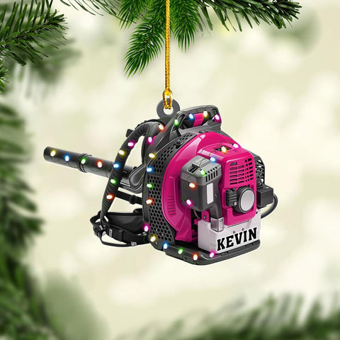 Personalized Leaf Blower Ornament Leaf Blower Christmas Ornament, Leaf Blowers Ornament Christmas, Leaf Blowers Ornament for Christmas Tree Decor Hanging Leaf Blowers Gift Xmas (1, LB7)